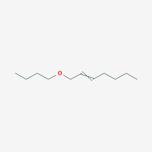 molecular formula C11H22O B14681769 1-Butoxyhept-2-ene CAS No. 32833-39-9