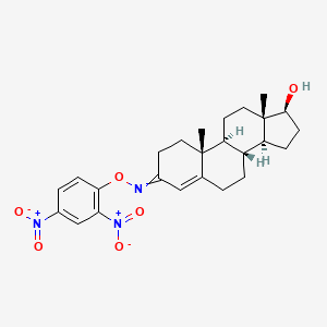 17-beta-Hydroxyandrost-4-en-3-one O-(2,4-dinitrophenyl)oxime