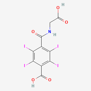 Benzoic acid, 4-(((carboxymethyl)amino)carbonyl)-2,3,5,6-tetraiodo-