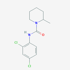 molecular formula C13H16Cl2N2O B14681860 N-(2,4-dichlorophenyl)-2-methylpiperidine-1-carboxamide CAS No. 38044-95-0