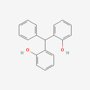 molecular formula C19H16O2 B14681866 Phenol, 2,2'-(phenylmethylene)bis- CAS No. 32094-26-1