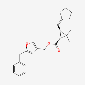 5-Benzyl-3-furylmethyl (+)-cis-ethanochrysanthemate