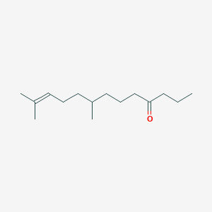 8,12-Dimethyltridec-11-EN-4-one