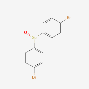 molecular formula C12H8Br2OSe B14681909 1,1'-Seleninylbis(4-bromobenzene) CAS No. 33834-55-8