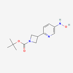 tert-Butyl 3-[5-(hydroxyamino)-2-pyridinyl]-1-azetidinecarboxylate