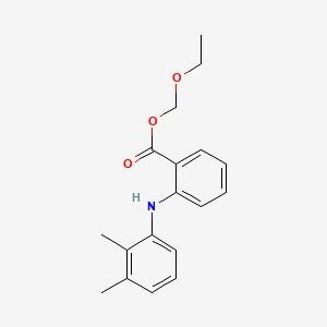 Benzoic acid, 2-((2,3-dimethylphenyl)amino)-, ethoxymethyl ester