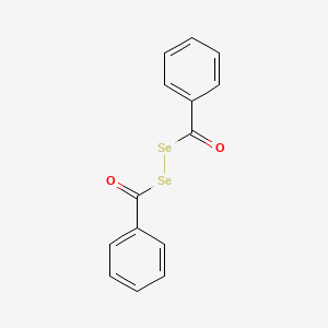 molecular formula C14H10O2Se2 B14681995 Dibenzoyl diselenide CAS No. 38572-13-3