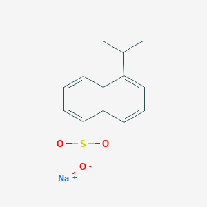 molecular formula C13H13NaO3S B14682039 Sodium isopropylnaphthalenesulphonate CAS No. 28348-64-3