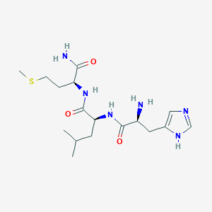 L-Histidyl-L-leucyl-L-methioninamide