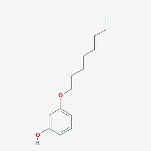 molecular formula C14H22O2 B14682074 3-(Octyloxy)phenol CAS No. 34380-89-7