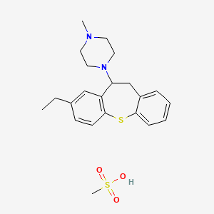 1-(10,11-Dihydro-8-ethyldibenzo(b,f)thiepin-10-yl)-4-methylpiperazine methanesulfonate