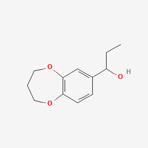 1-(3,4-Dihydro-2h-1,5-benzodioxepin-7-yl)propan-1-ol