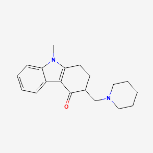 9-Methyl-3-(1-piperidinomethyl)-2,3-dihydro-4(1H)-carbazolone