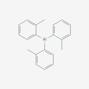 molecular formula C21H21Al B14682210 Tris(2-methylphenyl)alumane CAS No. 30432-34-9