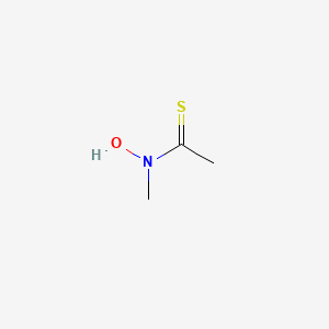 molecular formula C3H7NOS B14682219 N-Hydroxy-N-methylethanethioamide CAS No. 32117-77-4