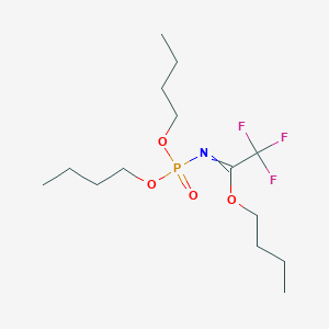 Butyl N-(dibutoxyphosphoryl)-2,2,2-trifluoroethanimidate