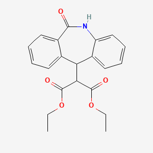 Diethyl(6-oxo-6,11-dihydro-5h-dibenzo[b,e]azepin-11-yl)propanedioate