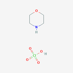 molecular formula C4H10ClNO5 B14682232 Perchloric acid--morpholine (1/1) CAS No. 35175-75-8