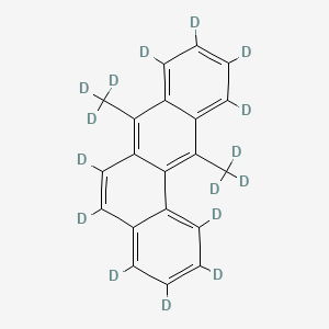 molecular formula C20H16 B14682239 Benz(a)anthracene-d16, 7,12-dimethyl- CAS No. 32976-87-7