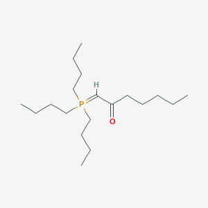 1-(Tributyl-lambda~5~-phosphanylidene)heptan-2-one