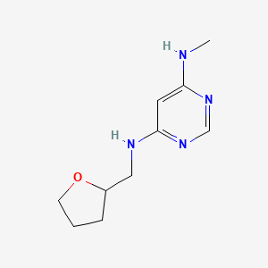 N4-methyl-N6-((tetrahydrofuran-2-yl)methyl)pyrimidine-4,6-diamine