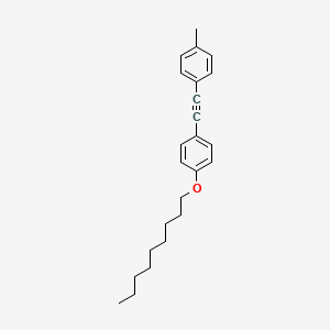 1-Methyl-4-{[4-(nonyloxy)phenyl]ethynyl}benzene