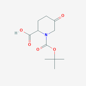 1-(tert-Butoxycarbonyl)-5-oxopiperidine-2-carboxylic acid
