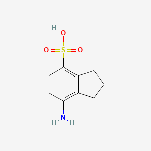 7-Amino-2,3-dihydro-1H-indene-4-sulfonic acid