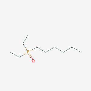 molecular formula C10H23OP B14682307 Diethyl(hexyl)oxo-lambda~5~-phosphane CAS No. 28520-48-1