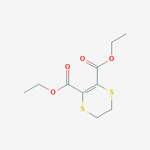 molecular formula C10H14O4S2 B1468231 Diethyl 5,6-dihydro-1,4-dithiine-2,3-dicarboxylate CAS No. 24578-59-4