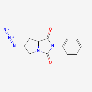 6-Azido-2-phenyltetrahydro-1H-pyrrolo[1,2-c]imidazole-1,3(2H)-dione
