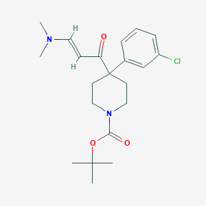 tert-Butyl 4-(3-chlorophenyl)-4-[(E)-3-(dimethylamino)-2-propenoyl]-1-piperidinecarboxylate