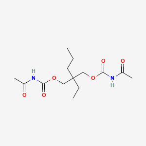 2-Ethyl-2-propyl-1,3-propanediol bis(acetylcarbamate)