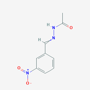 N-[(3-nitrophenyl)methylideneamino]acetamide