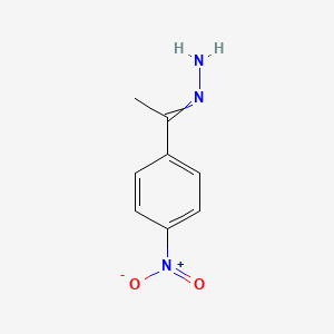 molecular formula C8H9N3O2 B14682478 [1-(4-Nitrophenyl)ethylidene]hydrazine CAS No. 28153-22-2