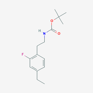 tert-Butyl 4-ethyl-2-fluorophenethylcarbamate