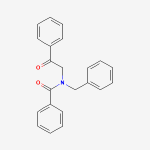 N-Benzyl-N-(2-oxo-2-phenylethyl)benzamide