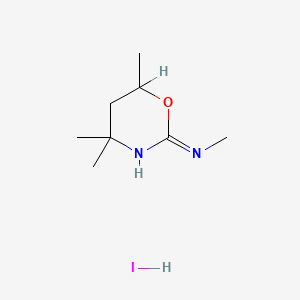 4,4,6-Trimethyl-2-methylamino-5,6-dihydro-4H-1,3-oxazine hydroiodide