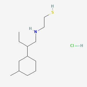 2-((2-(3-Methylcyclohexyl)butyl)amino)ethanethiol hydrochloride