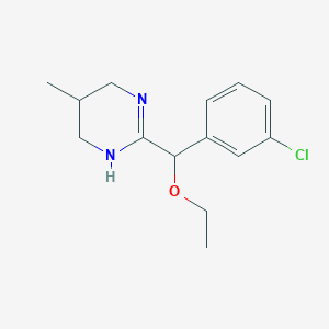 2-(4-Chloro-alpha-ethoxybenzyl)-5-methyl-3,4,5,6-tetrahydropyrimidine