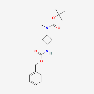 Benzyl 3-[(tert-butoxycarbonyl)(methyl)amino]cyclobutylcarbamate