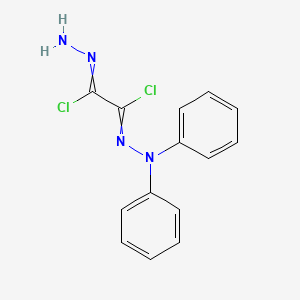 N~1~,N~1~-Diphenylethanebis(hydrazonoyl) dichloride