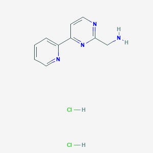 [4-(2-Pyridinyl)-2-pyrimidinyl]methanamine dihydrochloride