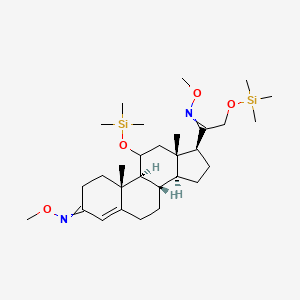 molecular formula C29H52N2O4Si2 B14682613 Corticosterone, MO-TMS CAS No. 32206-60-3