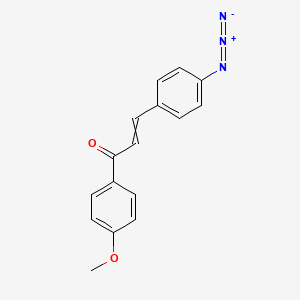 3-(4-Azidophenyl)-1-(4-methoxyphenyl)prop-2-en-1-one