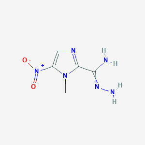 1-Methyl-5-nitro-1H-imidazole-2-carbohydrazonamide