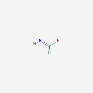 molecular formula CH2FN B14682637 Methanimidoyl fluoride CAS No. 35576-98-8