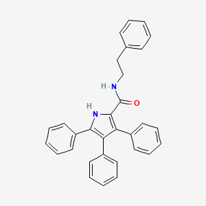 3,4,5-Triphenyl-n-(2-phenylethyl)-1h-pyrrole-2-carboxamide