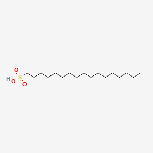 molecular formula C17H36O3S B14682711 1-Heptadecanesulfonic acid CAS No. 31233-80-4