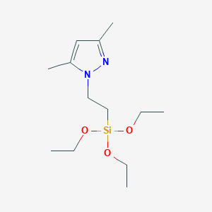 3,5-Dimethyl-1-[2-(triethoxysilyl)ethyl]-1H-pyrazole